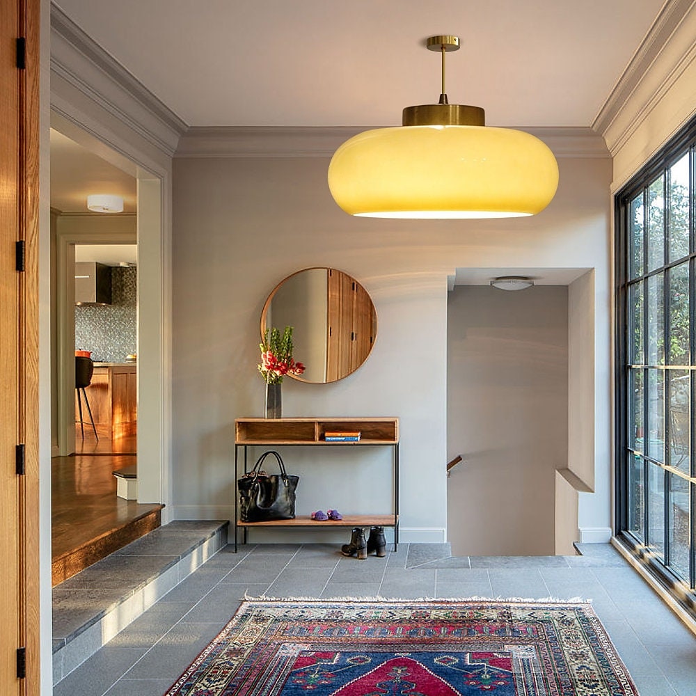 luzes de teto vintage, lustre de vidro retrô, lustre de montagem embutida, jantar lustre de latão exclusivo de 2026 por $214.49 –P9