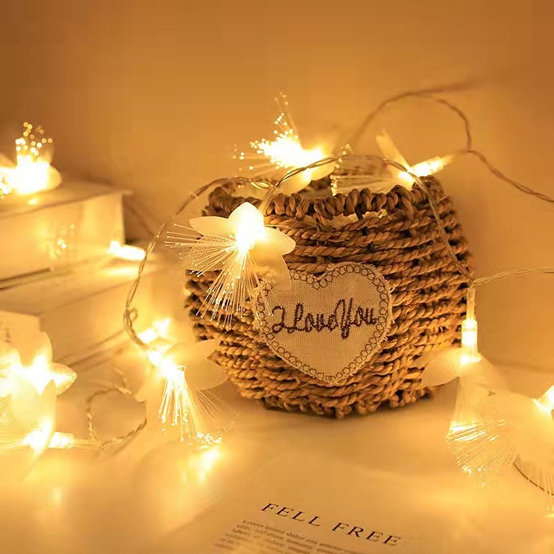 elegante festa di nozze ricevimento fiore led luci a fibre ottiche – ghirlanda 1,5 m/3 m, lampada ad albero a batteria per patio, camera da letto decorazioni per le feste del 2025 a $14.99 –P5