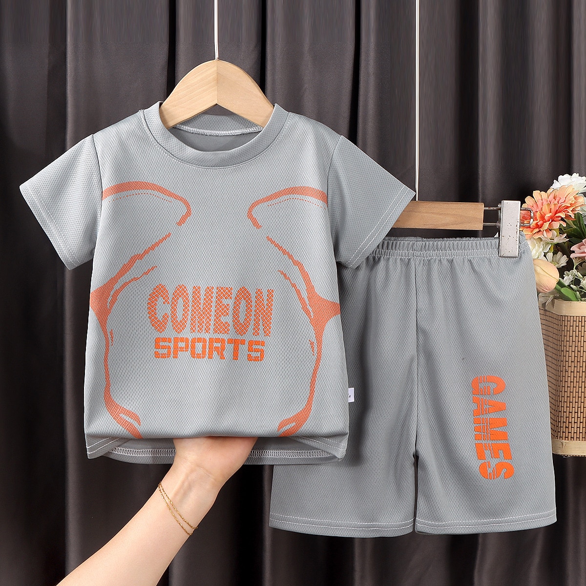 2 osainen Lapset Poikien T-paita ja shortsit Asu Kirjain Lyhythihainen Crewneck Puuvilla Aseta Kausaliteetti Tyylikäs Päivittäin Kesä Kevät 7-13 vuotta Musta Valkoinen Keltainen 2025 - $13.49 –P4