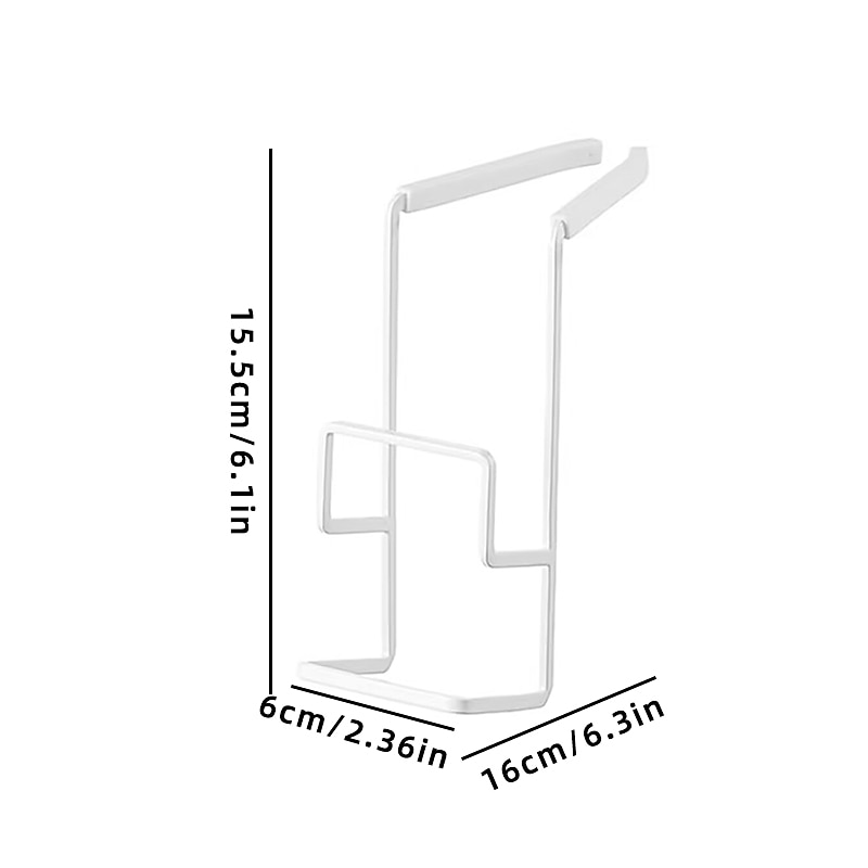 Soporte de esponja duradero para fregadero, organizador pequeño de metal para cocina y baño, escurridor de platos líquidos, estante para grifo, ducha conveniente 2025 - $11.99 –P2