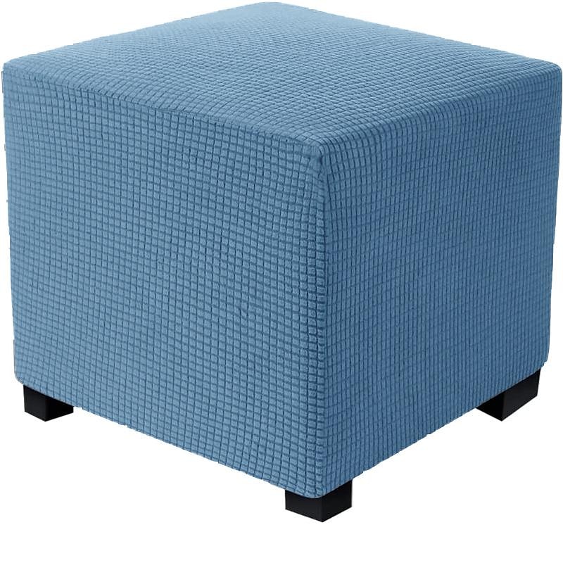 Stretch Ottoman Cover Square Ottoman Slipcovers Rectangular Foldable Storage Stool Cover Bench Cover Furniture Protector Soft Slipcover with Elastic Bottom 2025 - $26.99 –P4