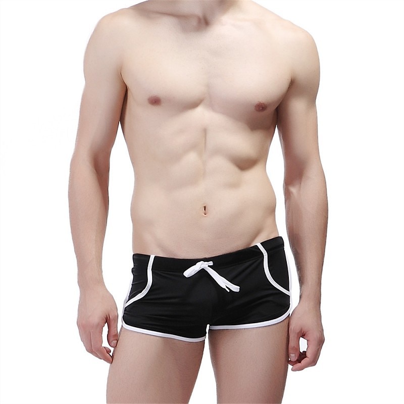 Ανδρικά Μαγιό Μαγιό Βερμούδα Swim Brief Κορδόνι Ελαστική μέση Συνδυασμός Χρωμάτων Αναπνέει Moale ΕΞΩΤΕΡΙΚΟΥ ΧΩΡΟΥ Causal Καθημερινά Χαβανέζα Στυλάτο Μαύρο Ρουμπίνι Μικροελαστικό 2025 - $11.49 –P6