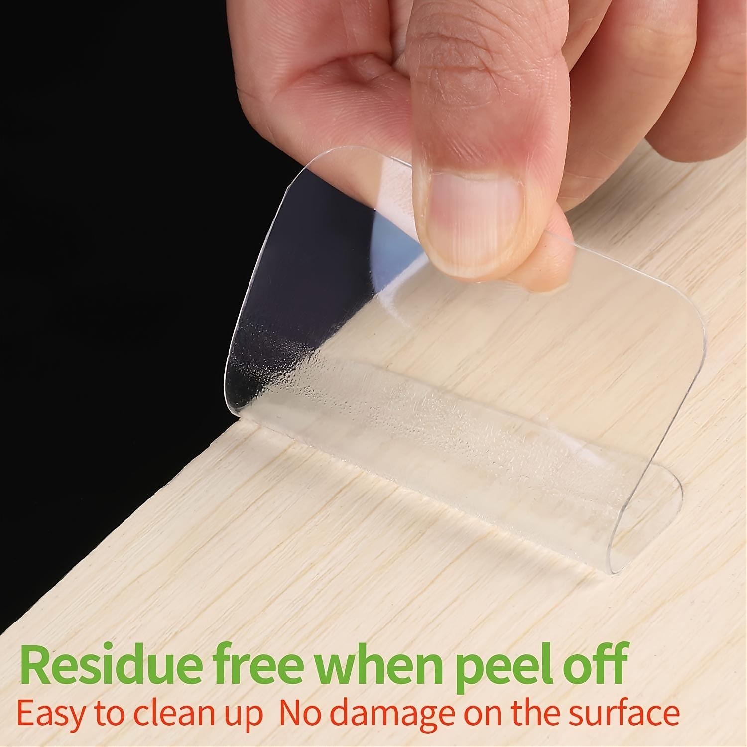 50pcs Strong Adhesive Double Sided Tape Heavy Duty ,Traceless Transparent Tape Removable Strips Sticky Nano Tape,Household, Carpet,Nano Double Sided Tape Picture Hanging Strip, Back to School Gift 2026 - $11.99 –P6