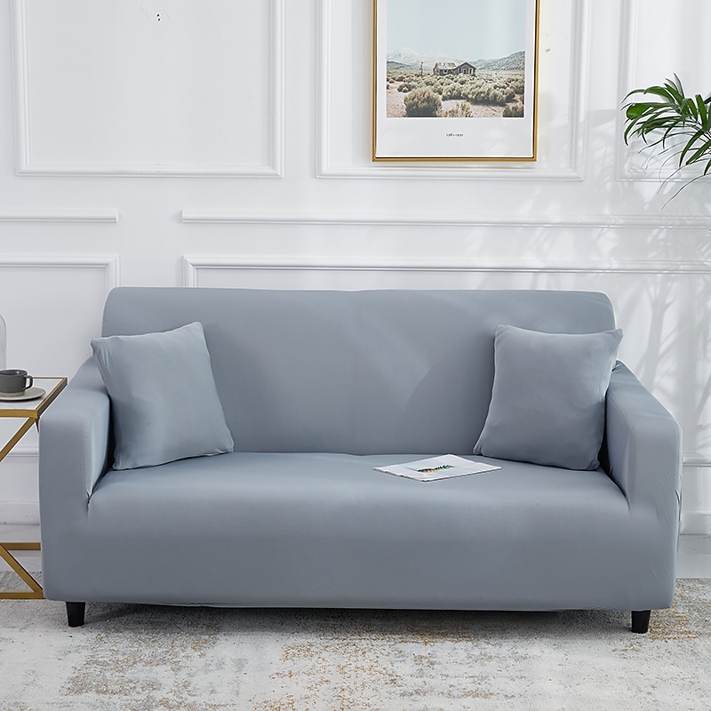 Stretch Sofa Cover Slipcover Burgundy Elastic Modern Sectional Couch for Living Room Couch Cover Sectional Corner Chair Protector Couch Cover 1/2/3/4 Seater 2025 - $42.99 –P6