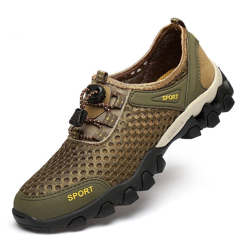 pustende mesh joggesko for menn – lette, sklisikre utendørs atletiske joggesko for fotturer, fotturer og vannsport 2025 - $32.99 –P4