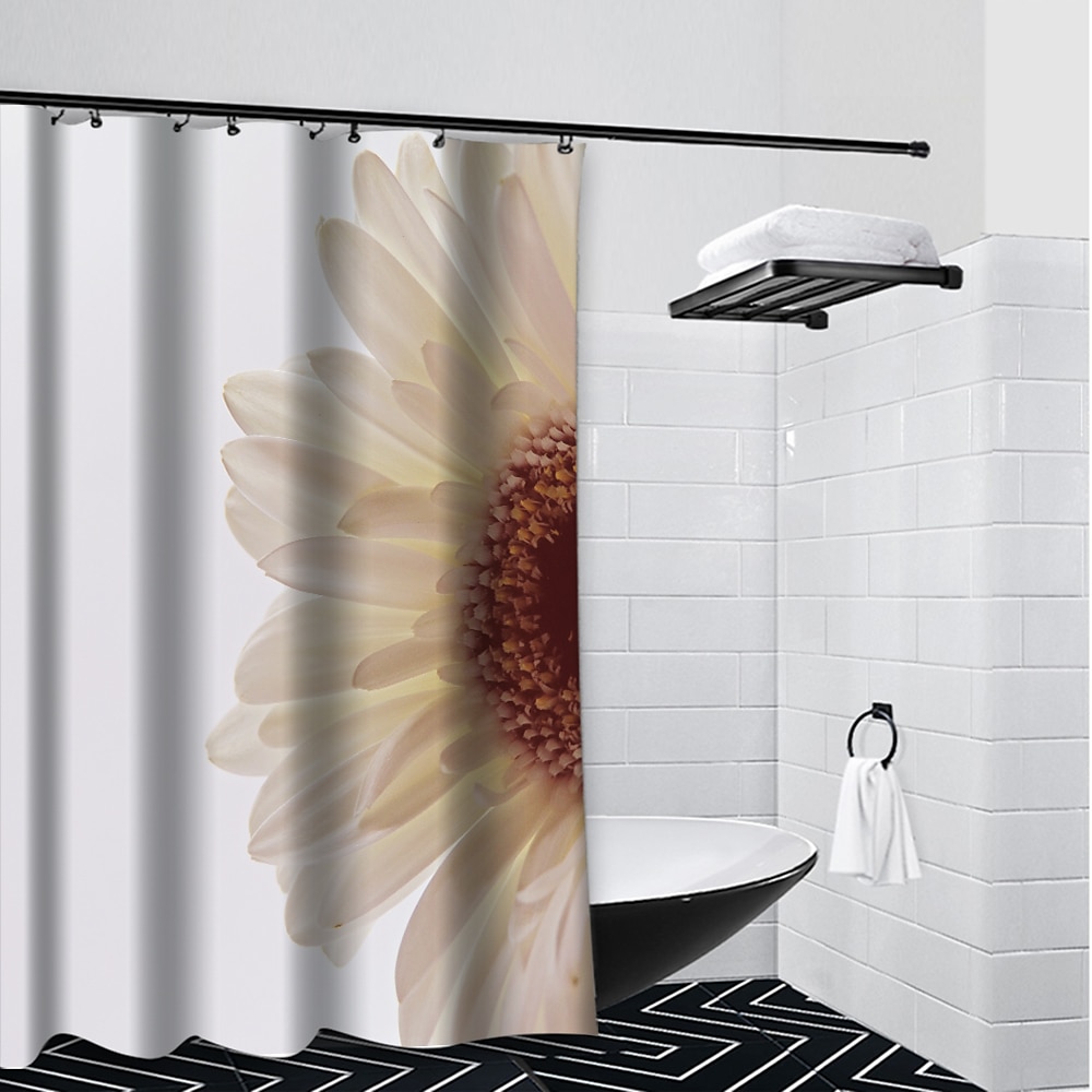 Shower Curtain with Hooks 180cm*180cm(70"*70") Polyester Washable Waterproof Landscape Floral Plant Pattern 2025 - $25.99 –P4
