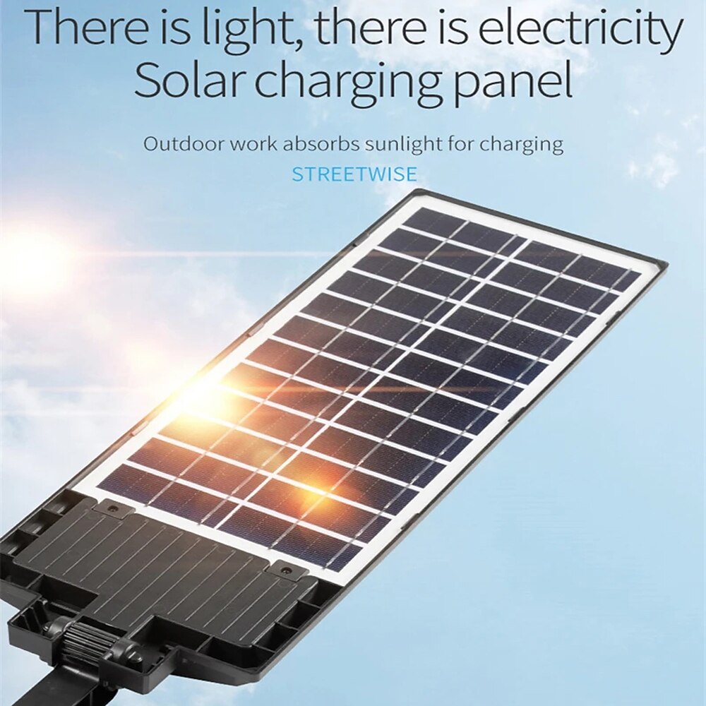 Solar Street Lights Outdoor Waterproof  High Brightness Dusk to Dawn LED Lamp with Motion Sensor Remote Control for Garden Patio Porch Garage 2025 - $41.99 –P18