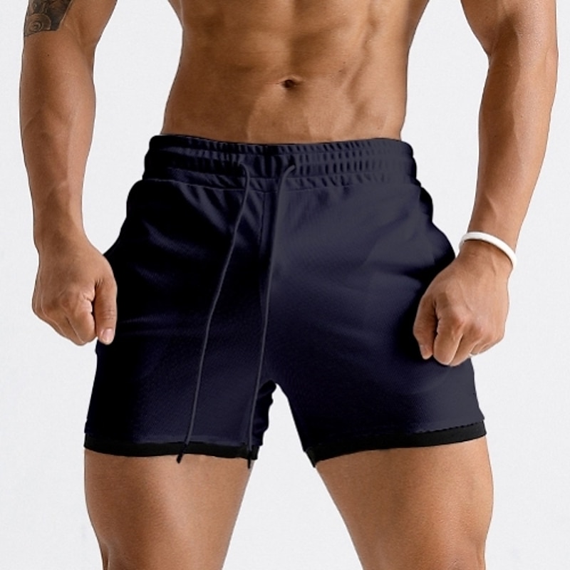 Men's Active Sports Shorts with Side Stripe