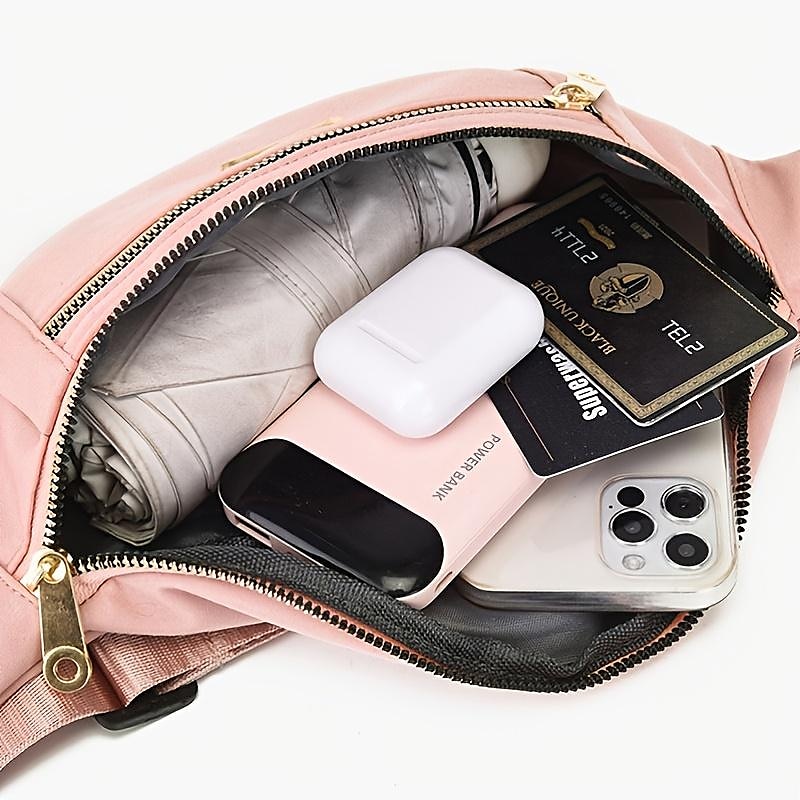 oxford textil fanny pack, női nagy kapacitású deréktáska 2025 - $6.99 –P5