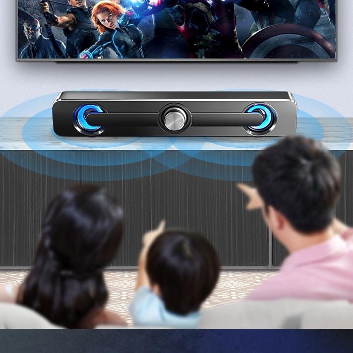 Wireless Bluetooth Soundbar Hi-Fi Stereo Speaker Upgraded Version Of High Sound Quality For SmartPhone/Tablet/Computer TVHome Theater TV Strong Bass Sound Bar 2025 - $33.99 –P7