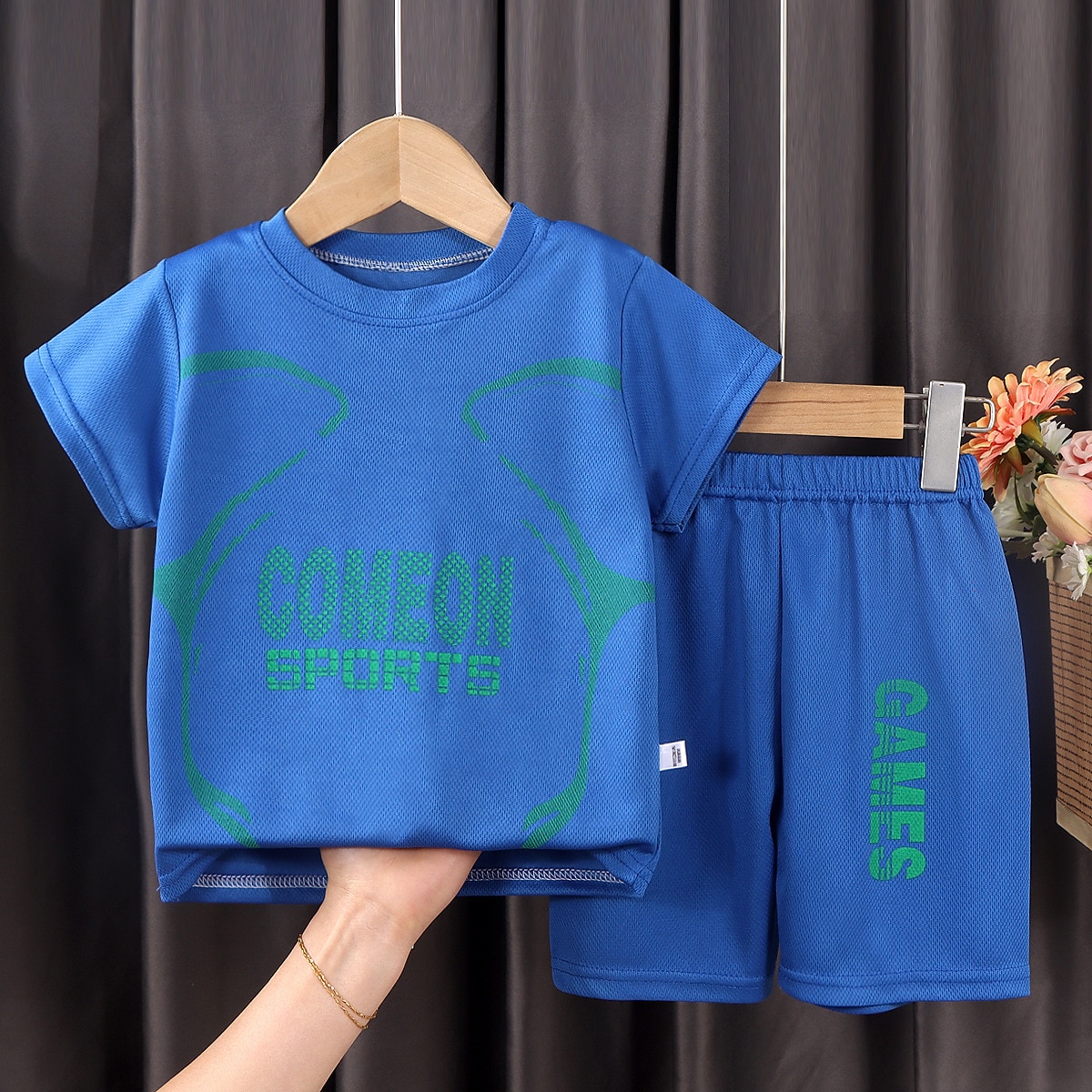 2 osainen Lapset Poikien T-paita ja shortsit Asu Kirjain Lyhythihainen Crewneck Puuvilla Aseta Kausaliteetti Tyylikäs Päivittäin Kesä Kevät 7-13 vuotta Musta Valkoinen Keltainen 2025 - $13.49 –P9