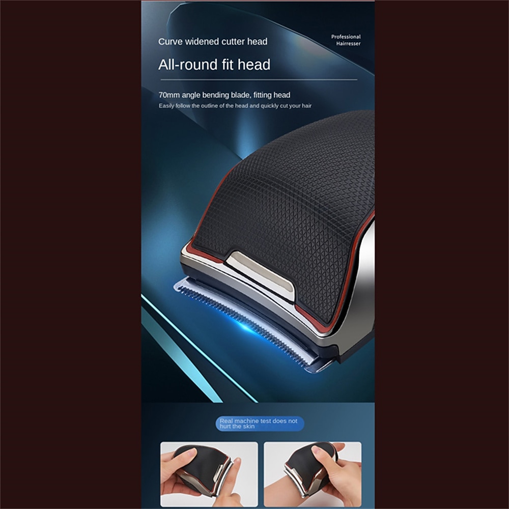 1 шт. машинка для стрижки волос для мужчин для стрижки волос беспроводной перезаряжаемый триммер металлический набор для ухода бритва для бороды для домашнего использования подарок на День святого 2026 - $47.99 –P8