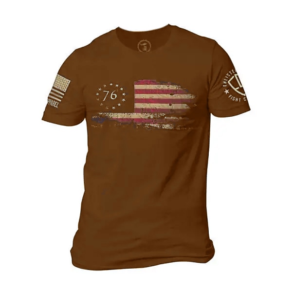 Jour des vétérans T-shirt homme patriote patriote vétéran 100% coton graphique T shirt chemise confortable tee extérieur street mode designer vêtements S M L XL XXL de 2025 ? $15.99 –P6
