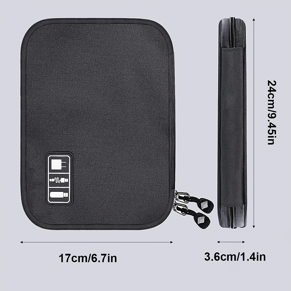 Electronics Organizer Travel Universal Cab Cord Organizer Compact Electronics Organizer Portable Tech Bag Travel Cable Case Travel Essentials for Cable Storage Cord Storage and Electronic Accessories 2025 - $10.99 –P5