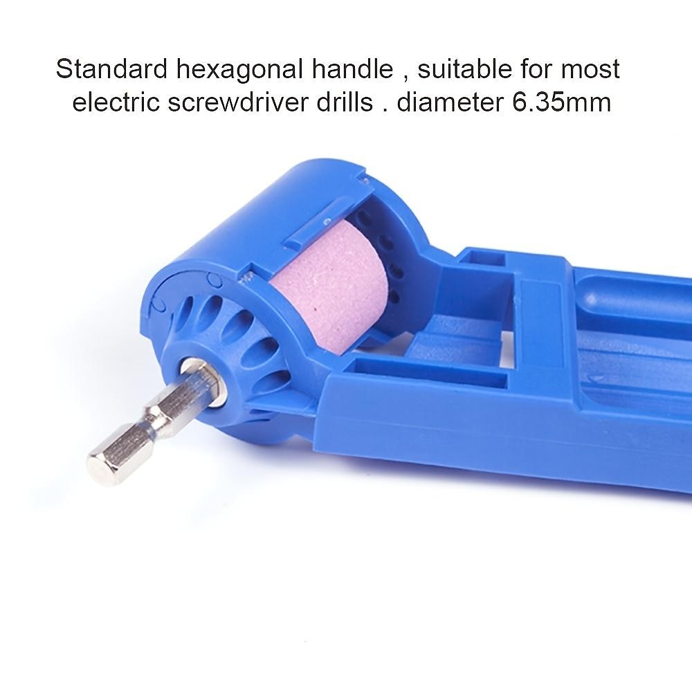 Portable Drill Bit Sharpener Corundum Resisting Drill Polishing Corundum Grinding Wheel Tool Grinder Wheel Tool 2.0-12.5mm Drill Bits 2025 - $8.99 –P4