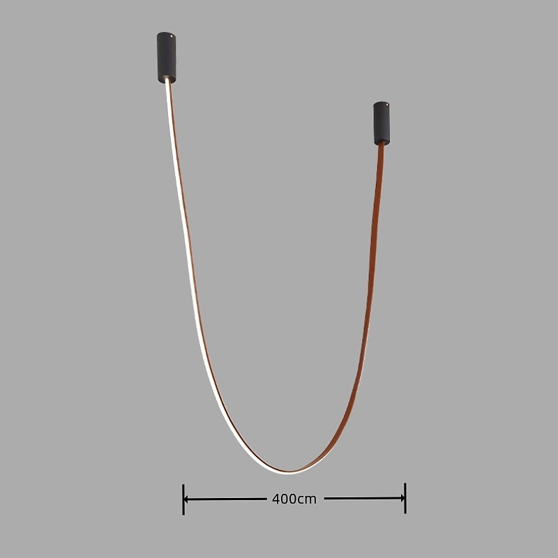 led pendel 2/3/4m liner design 1-lys 4000lm minimalistisk design pendel for spisestue, soverom, stue 2025 - $229.99 –P9