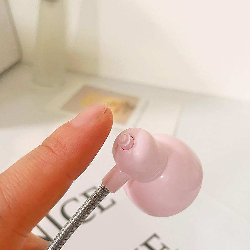 1pc mini abajur de proteção para os olhos abajur de mesa com braçadeira lâmpada de clipe de luz quente brilhante incluindo bateria de 2025 por $4.99 –P4