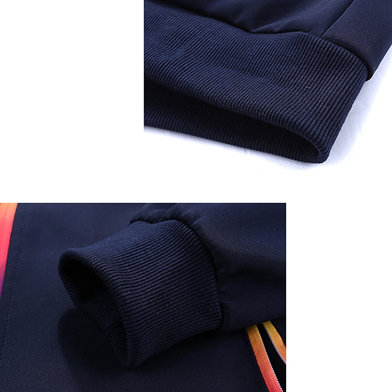 Men's Tracksuit Sweatsuit Jogging Suits Black Blue Light Grey Hooded Letter Zipper Pocket 2 Piece Sports Streetwear Streetwear Cool Casual Spring &  Fall Clothing Apparel Hoodies Sweatshirts  2025 - $34.99 –P7