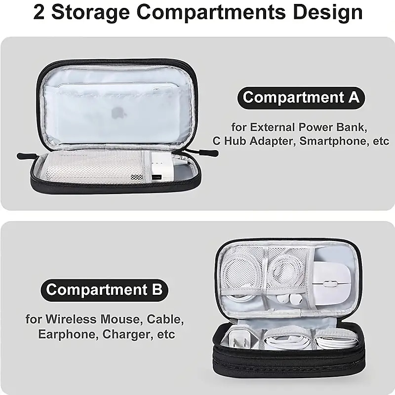 Cable Organizer Bag Travel Electronic Accessories Carrying Case Storage Bag  Box
