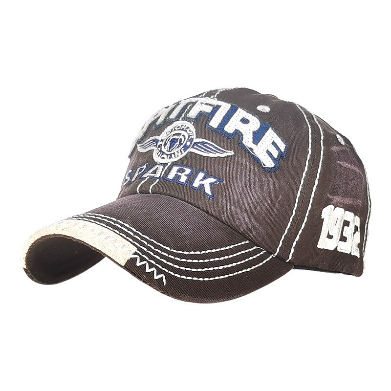 Unisex Cap Basecap Sonnenhut Schwarz Rote Baumwolle Gewaschen Reise Strand Design Outdoor Urlaub Buchstabe Einstellbar Sonnenschutz Modisch 2025 - $6.99 –P5
