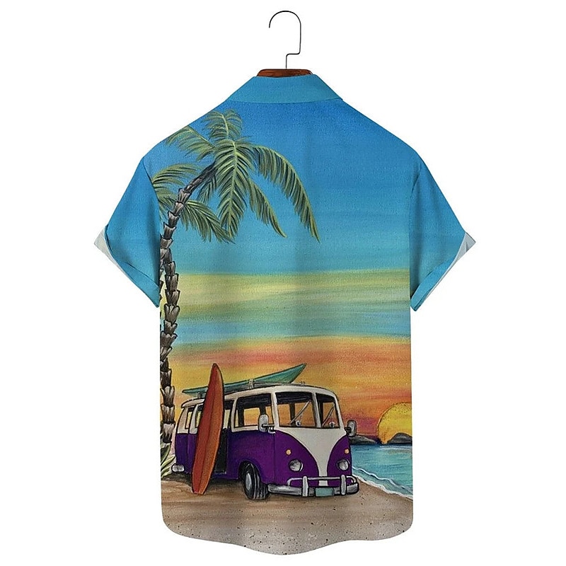 Homens Letra Jesus Camisa Social camisa de botão Camisas havaianas vintage Manga Curta Moda Roupa de rua Designer Ao ar livre Rua Diário Verão Primavera Aberto para a Lateral Imprimir Azul Branco de 2026 por $25.99 –P6