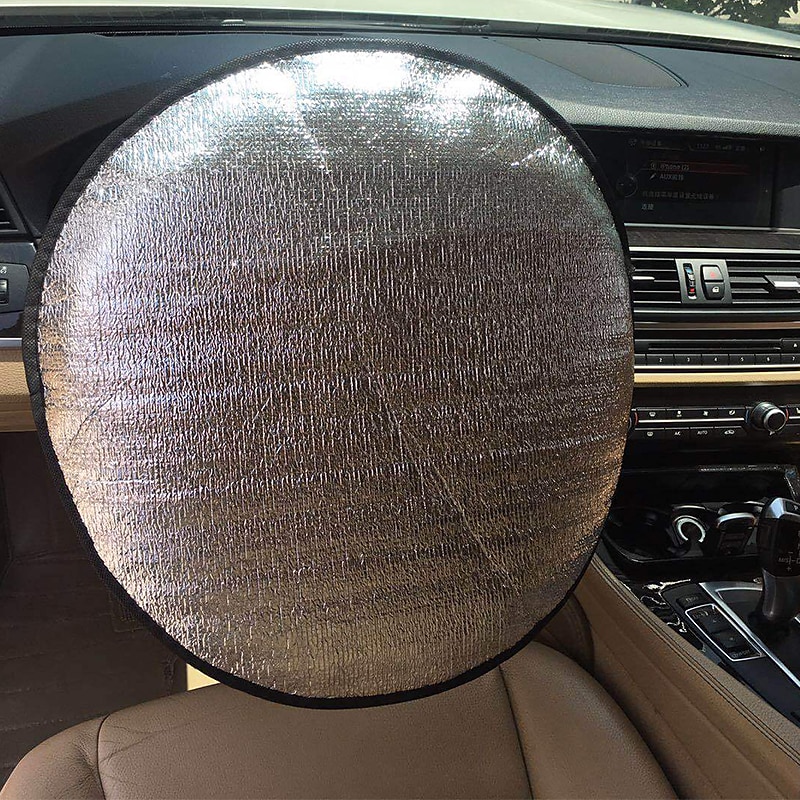 1kpl auton ohjauspyörän aurinkosuoja aurinkosuoja kesäautotarvikkeet aurinkosuoja auton sisustustarvikkeet auton tuulilasi aurinkosuoja 2025 - $8.99 –P1