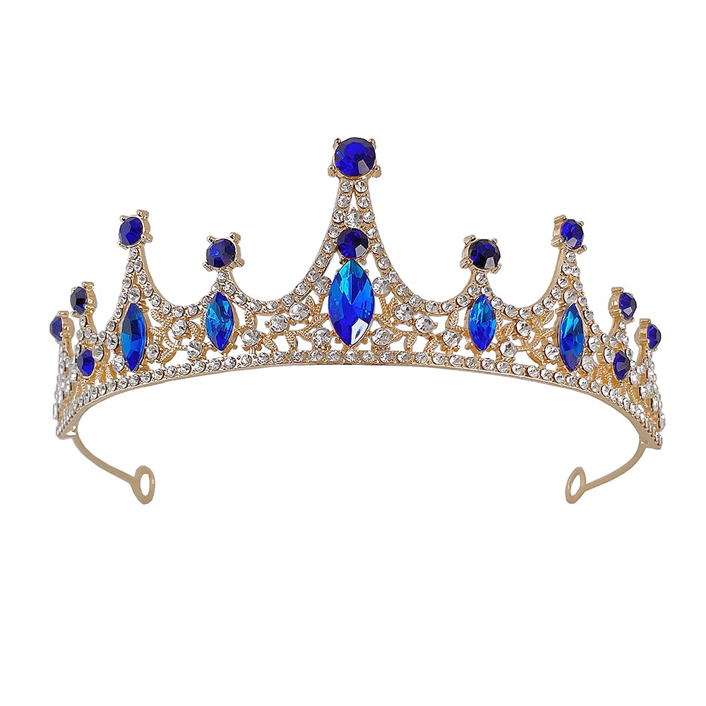 Children's Crown Headwear Flower Children's Crystal Handmade Hair Ornament Girl Crown Princess Birthday Band Stage Performance Photography 2025 - $14.99 –P8