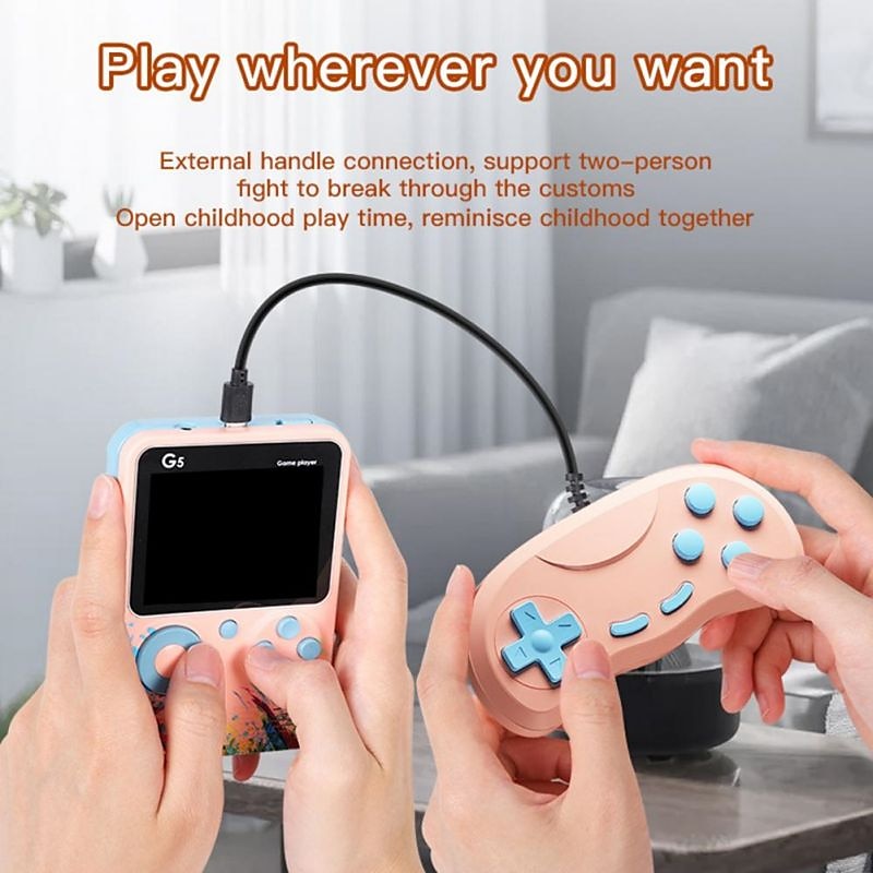 G5 Game Console 500-Games Classic Game Device Ergonomic 3.0'' Screen Handheld Gaming Player for Kids Gift Video Game Console, Christmas Birthday Gift 2025 - $29.99 –P2