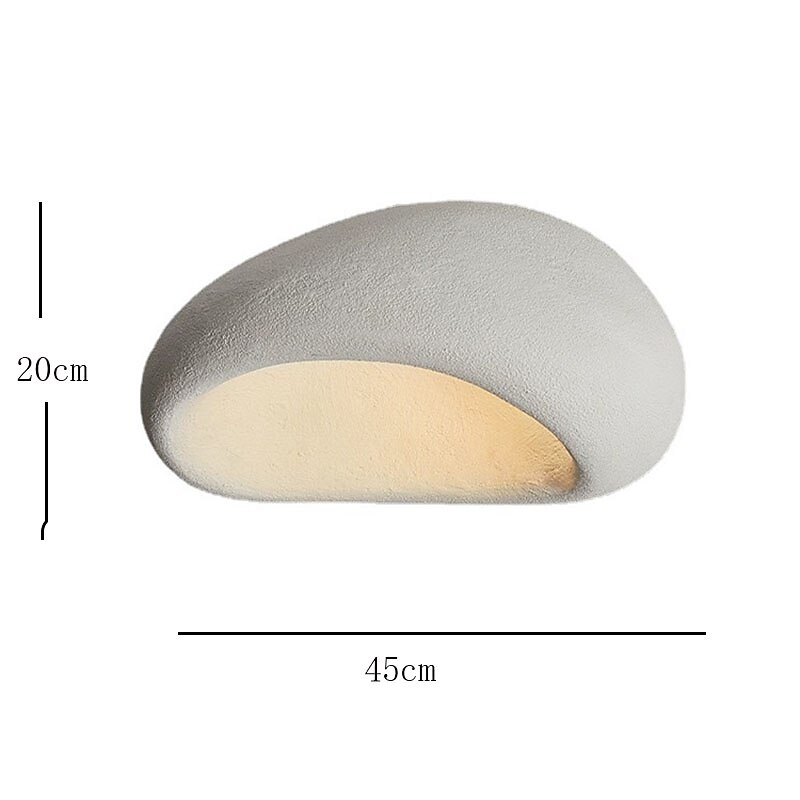ovális kreatív mennyezeti lámpabúra, modern wabi-sabi stílusú mennyezeti lámpa, elegáns északi nappali mennyezeti csillár, minimalista mennyezeti lámpa 2025 - HUF 113609 –P6