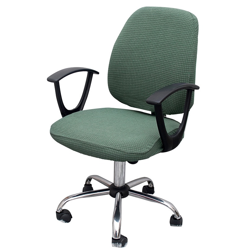 Schonbezug für Computer Bürostuhl elastisch drehbar Gamingsitz Schonbezug elastisch Polarfleece schwarz einfarbig weich strapazierfähig waschbar 2025 - $19.99 –P15