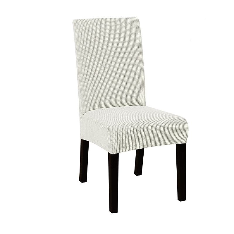 Capa de cadeira de jantar repelente de água capa elástica para assento de cadeira elastano com protetor elástico inferior para sala de jantar cerimônia de casamento durável lavável de 2025 por $5.99 –P4