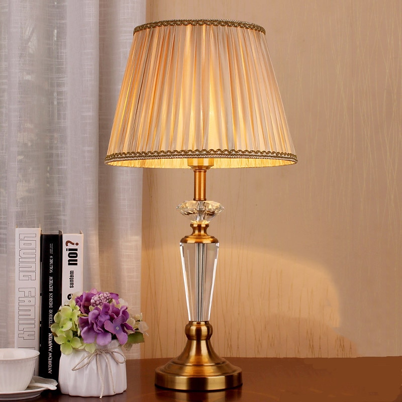 Bedside lamps Multi-shade / Ambient Lamps Crystal / Nordic Style For Living Room / Bedroom Metal Green 2025 - $237.29 –P11