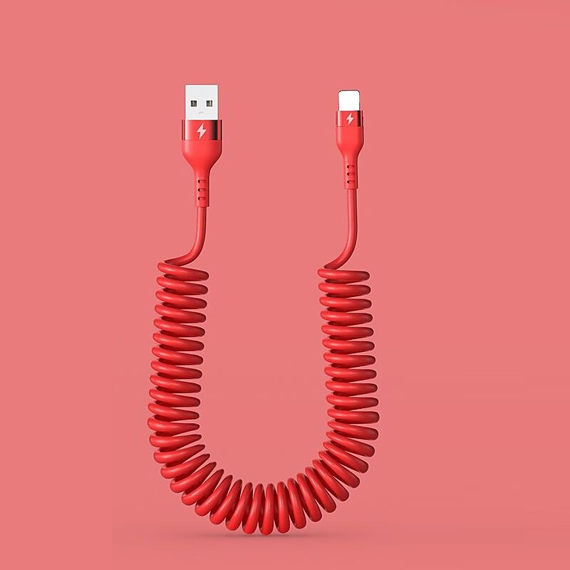 καλώδιο γρήγορης φόρτισης 5a 66w τύπου usb καλώδιο c 3a micro usb ελατήριο καλώδιο αυτοκινήτου realme αξεσουάρ τηλεφώνου για iPhone samsung αξεσουάρ τηλεφώνου xiaomi huawei 2025 - $10.99 –P2