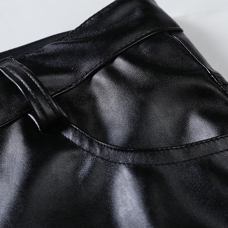 Men's Skinny Trousers Casual Pants Solid Color Comfort Breathable Full Length Daily Going out Streetwear Fashion Stylish Black White Micro-elastic 2025 - $33.99 –P4