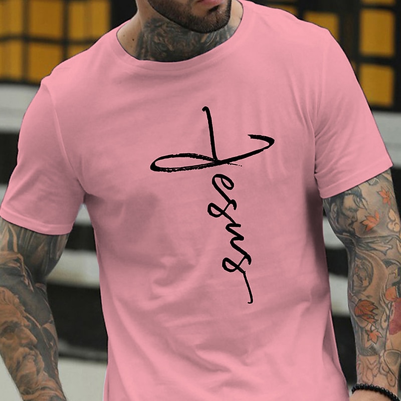 Homens Letra impressão de carta Camiseta Estilo casual Algodão Manga Curta Gráfico Camisa Vinho Preto Branco Camiseta confortável Férias Casual Roupas de estilistas de 2025 por $15.99 –P6