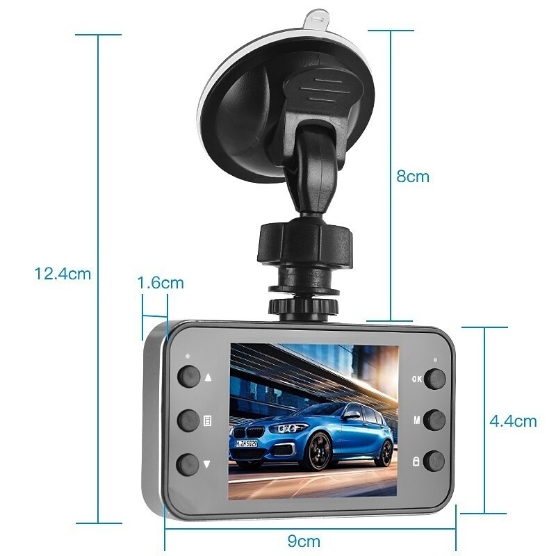 K6000 1080p Новый дизайн / Full HD Автомобильный видеорегистратор 120° Широкий угол 2.4 дюймовый IPS Капюшон с Ночное видение / Циклическая запись / Баланс белого Автомобильный рекордер 2025 - $36.99 –P12