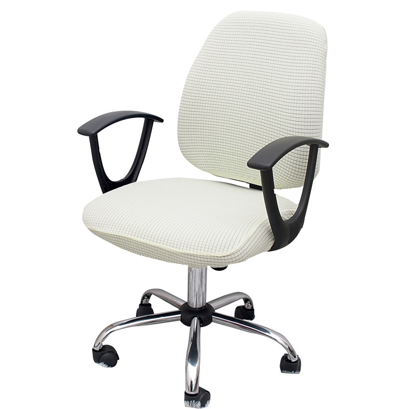 Schonbezug für Computer Bürostuhl elastisch drehbar Gamingsitz Schonbezug elastisch Polarfleece schwarz einfarbig weich strapazierfähig waschbar 2025 - $19.99 –P14