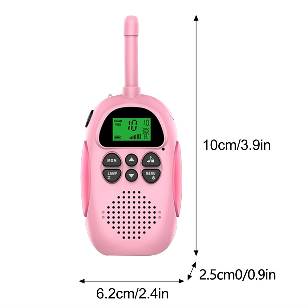 2PCS 3-5km Range Two Way Long Range Walkie Talkies Radio Interphone Toys Outdoor Walking Camping Gifts 2025 - $28.99 –P12