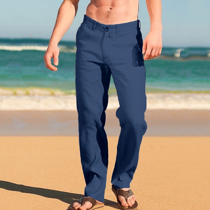 Navy blue hot sale beach pants