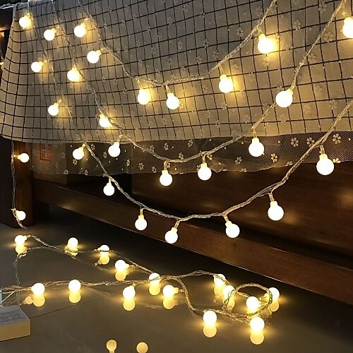 luci della stringa del led 3m-20led 6m-40led 10m-80led luci della sfera della lampadina del usb stringa di luce impermeabile matrimonio all'aperto vacanze di natale del 2025 a $7.99 –P6