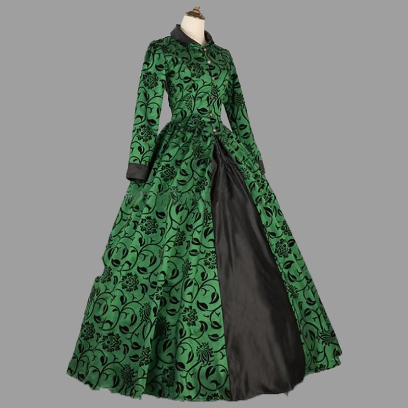 Rococo Βικτωριανής Εποχής Rochie de epoca Rochie De Bal Rochie de bal Maria Antonietta Pentru femei Regal Mascaradă Carnaval Petrecere Halloween Adulți Rochie 2025 - $109.99 –P3