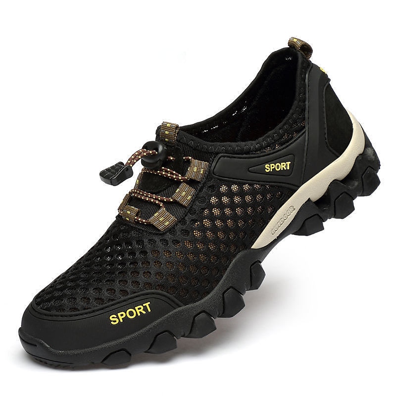 pustende mesh joggesko for menn – lette, sklisikre utendørs atletiske joggesko for fotturer, fotturer og vannsport 2025 - $32.99 –P1
