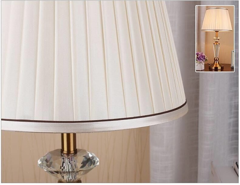 Bedside lamps Multi-shade / Ambient Lamps Crystal / Nordic Style For Living Room / Bedroom Metal Green 2025 - $237.29 –P9