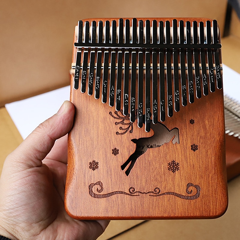 21 מפתחות kalimba מתנות חג המולד הטובות ביותר לילדים מבוגרים ומתחילים 2025 - $38.99 –P2