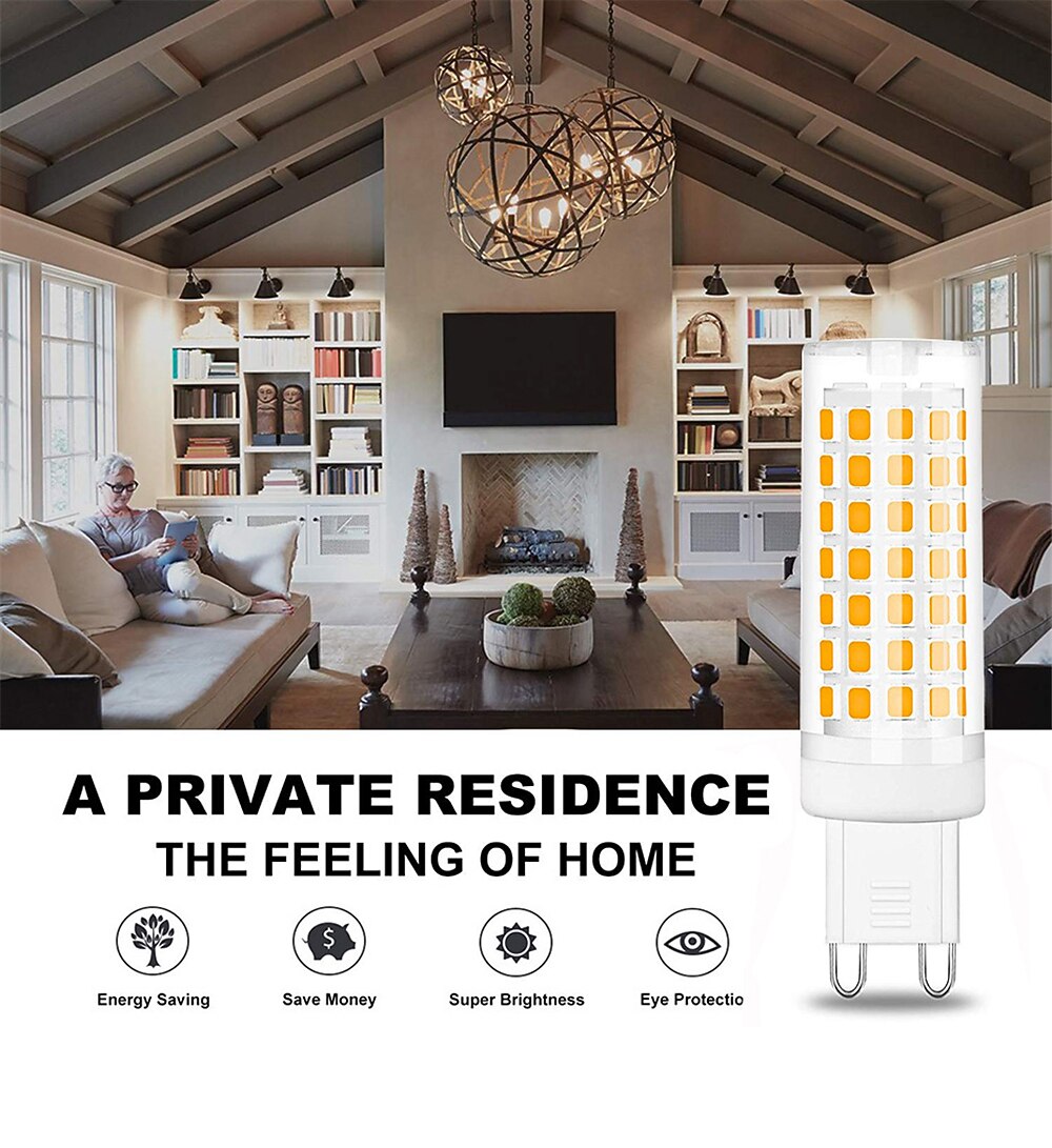 6 stks led lamp g9 88led lamp ac 220 v gloeilamp smd2835 led spotlight kroonluchter verlichting halogeenlamp e14 2025 - $31.99 –P4