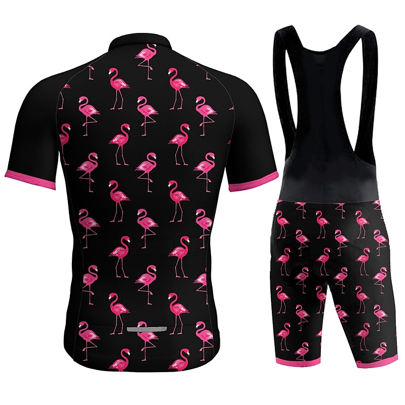Муж. Велокофты и велошорты-комбинезоны С короткими рукавами Горные велосипеды Шоссейные велосипеды Темно-серый Черный Белый Графика Фламинго Велоспорт 3D-панель Быстровысыхающий Дышащий Спандекс 2025 - $45.99 –P4