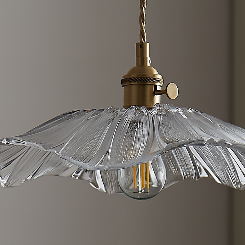 Luz pingente led mini pingente de vidro cobre luz pendurada no teto com sombra recortada de vidro pingente de vidro transparente iluminação para quarto sala de jantar cozinha de 2025 por $205.99 –P4