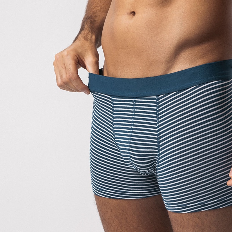 Per uomo Confezione da 6 Slip boxer Biancheria intima Slip Boxer Cotone Traspirante A strisce Multicolore del 2025 a $25.99 –P2
