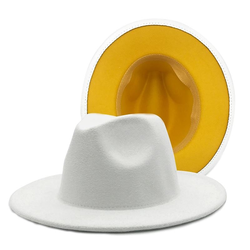 berretto Lana / acrilico Cappello Fedora Formale Matrimonio Semplice Con Colore Puro Copricapo Copricapo del 2025 a $10.99 –P1