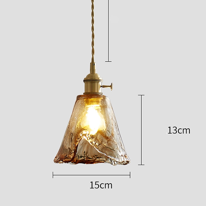 LED Pendant Light Mini Glass Copper Pendant Ceiling Hanging Light with Glass Shade Clear Glass Pendant Lighting for Bedroom Living Dining Room Kitchen 2025 - $148.99 –P14